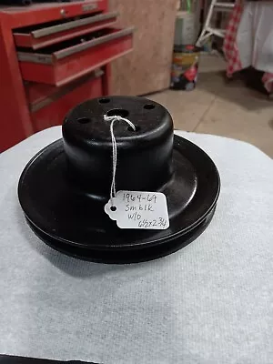 Mopar 340 WATER PUMP SINGLE GROOVE PULLEY DART GTS CUDA MOPAR 1968-9 Cast Wp • $70