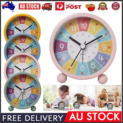 $18.87 • Buy Kids Alarm Clocks Silent Non Ticking Battery Powered Table Clock Analog Quartz