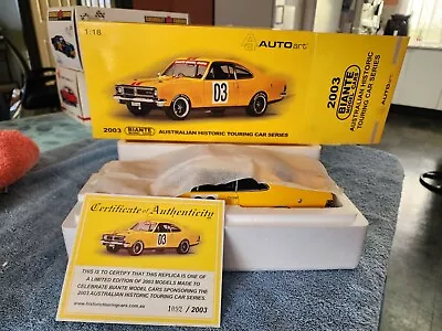 1/18 HOLDEN MONARO HT GTS 350 BIANTE ANNIVERSARY VERSION #03 AUTOart • $180