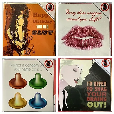 Extreamly Offensive Birthday Cards (warning Contains Adult Humour) (f15) • £2.99