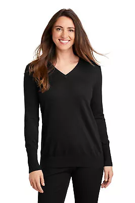 Port Authority Ladies V-Neck Sweater - LSW285 • $34.08