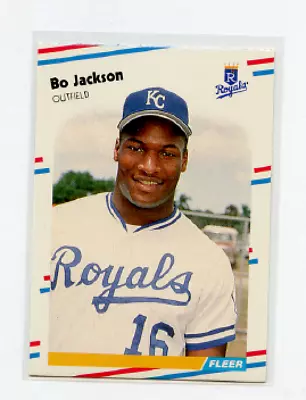 1988 Fleer # 260 Bo Jackson  Royals  • $1.69