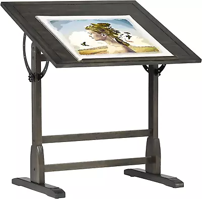 Studio Designs Vintage Drawing/Drafting Table With Pencil Ledge - 36  W X 24  D  • $205.99