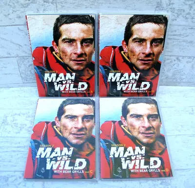 Man Vs Wild -- Season 2 -- Bear Grylls (4-DVD Set 2008) • $14.95