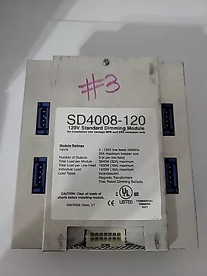 Vantage Controls Standard Dimming Module SD4008A-120 Tested • $65.50