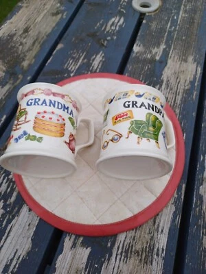 £14.99 • Buy Two Past Times Mugs. Novelty Grandma & Grandpa. VGC!