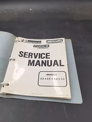 Mercury / Mariner 2.2 2.5 3.0 3.3 Outboard Motor Service Repair Manual Original  • $17