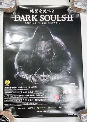 Official Promo Poster Dark Souls II Scholar Of The First Sin B2 PS4 FromSoftware • $187.50