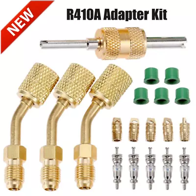 R410a Adapter Kit Mini Split Adapter 5/16 To 1/4 Coupler R410a Refrigerant Hose • $20.97