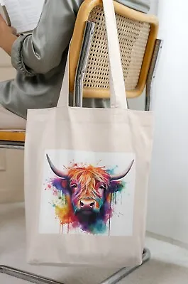 Highland Cow Tote Bag • £6.99