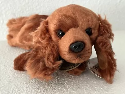 NWT Russ Berrie Yomiko Classics 12  Irish Setter Laying Down Beanbag Plush 39638 • $19.99