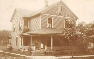 RPPC House Porch Rocking Chair West Middlesex Pennsylvania 1910 Antique Photo • $11.69