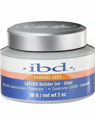 Ibd Hard Gel LED/UV Builder Gel Clear 56g 2oz #61178 • $22.99