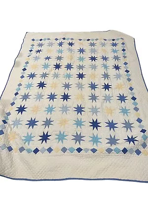 The Company Store Child's Lap Small Country Style Quilt Colorful Star Bedding • $44.99