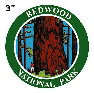 REDWOOD Park - Car Truck Window Bumper Graphics Sticker Decal Souvenir Trees • $2.99
