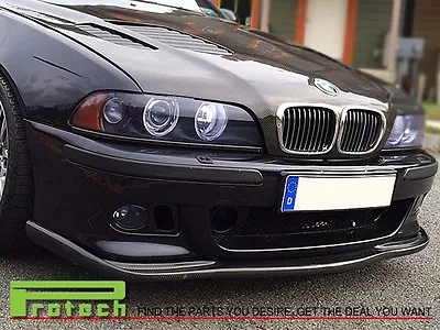 Real Carbon Front Bumper Lip Spoiler For 1997-2002 BMW E39 M5 HT Style • $349