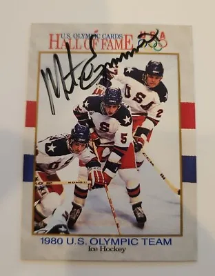 1991 Impel USA Hockey Olympic Hall Of Fame #62 Mike Eruzione Signed Autographed • $14.99