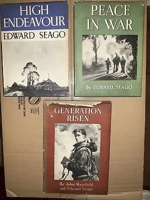 £25 • Buy 3 X Edward Seago: Peace In War, High Endeavour, Generation Risen John Masefield