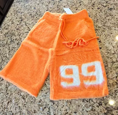 Brainwashed Men's Mohair Shorts Orange Size S RV$100 • $70