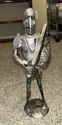 Metal Medieval Knight Statue • $15