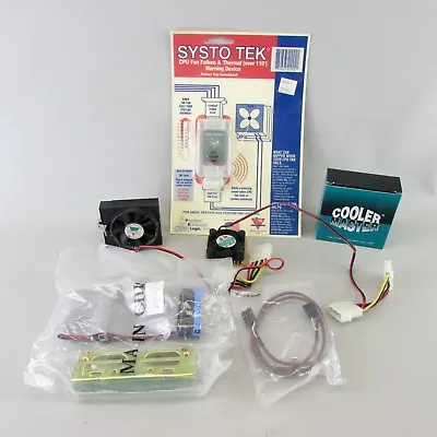 Vintage CPU Cooling Fans Lot And Accessories - MIX • $22.88