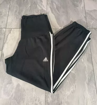 Adidas Full Length High Waisted Maternity Pants Joggers Tracksuit Bottoms XL 16 • £19.99