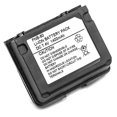 Battery For Vertex / Yaesu VX-6E VX-6 VX-7E VX-5RS VX-5E VX-6R VX-5R 1400mAh • £34.79