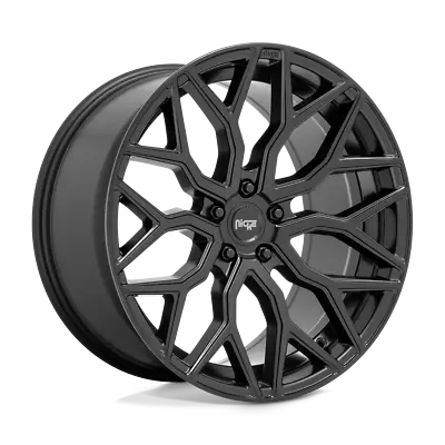 Niche M261 Mazzanti 19X8.5 +40 Matte Black Wheel 5X108 5X4.25 (QTY 4) • $1444