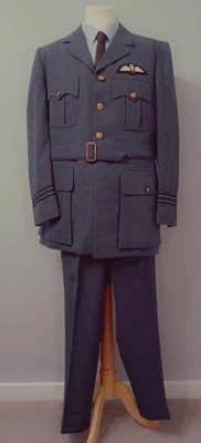 £105 • Buy Raf WW2 Mans Military Uniform 44  Chest Mens Jacket Trousers Shirt 1940s Style