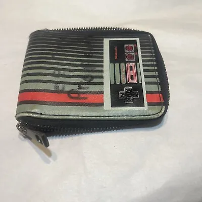 Nintendo Bi-Fold Flat Rubber Wallet - NES Controller Rare Retro Video Games • $14.95
