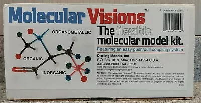 Molecular Visions Flexible Molecular Model Kit Organic Chemistry 2003 Darling • $14.44