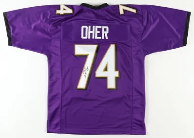 Michael Oher Signed Baltimore Ravens Jersey (JSA) Super Bowl XLVII Champion • $149.95