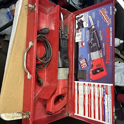 Milwaukee 6527-21 Corded Elec. Heavy Duty Sawzall W/ Metal Case W/ Quick Lock • $72.25