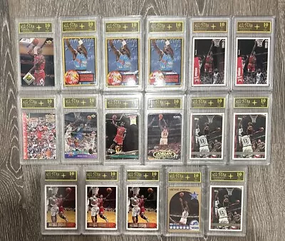 (17) Card Lot Of 17 Michael Jordan Cards Graded 10 • $16.50