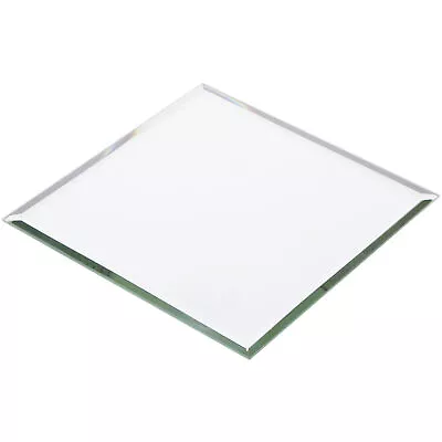 Plymor Square 3mm Beveled Glass Mirror 5 Inch X 5 Inch (Pack Of 3) • $10.37