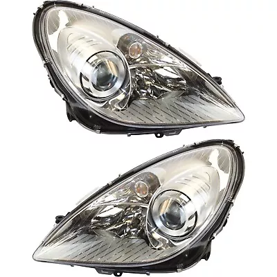 Headlight Set For 2005-2011 Mercedes Benz SLK350 Left Right Halogen With Bulb(s) • $366.12