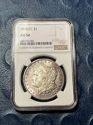 1878-CC Morgan Dollar NGC AU50 Key Date • $320