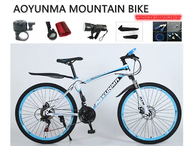 $149 • Buy AOYUNMA 26  21 Speed Mountain Bike 26 Inch Wheels Bicycle