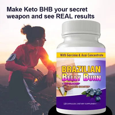 Brazilian Belly Burn Pure Diet Fat Burn Weight Loss Capsules • $9.50