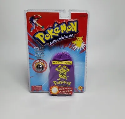 Vintage Pokémon Purple Collector Marble Pouch Electabuzz Series 3 #125 NEW  • $62.99