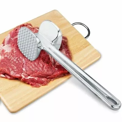 9  Double Side Meat Tenderizer Steak Mallet Food Hammer Beef Pork Kitchen Tool • $5.98