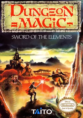 Dungeon Magic NES Nintendo 4X6 Inch Magnet Video Game Fridge Magnet • $9.99