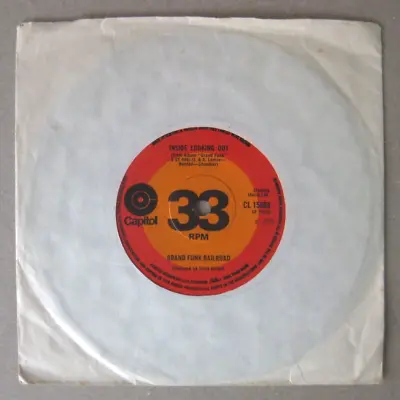 Grand Funk Railroad - Inside Looking Out / Paranoid 7  Vinyl Single • £1