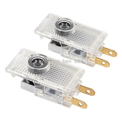 2x LED Door Light Puddle Projector Courtesy Ghost Lamp For Mercedes Benz E W210 • $12.79