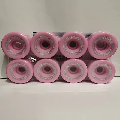 Sure-Grip Fame Artistic Quad Skate Wheels 95A 57mm Pink • £54.95