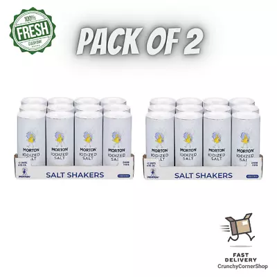 2 Pack Morton Iodized Salt Shakers (12 Pk.) • $40.99