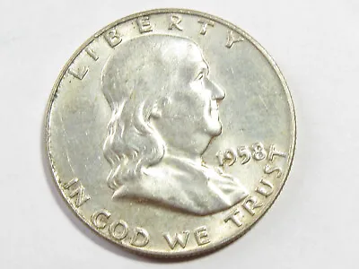 Uncirculated 1958-D Franklin Half Dollar - #10609-4 • $15.95