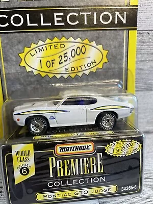 MATCHBOX  PONTIAC GTO JUDGE Premiere Collection World Class Series 6 Bx154-13 • $5.10