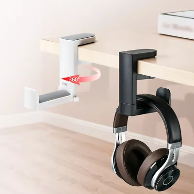$16.39 • Buy 360° PC Gaming Headphone Headset Earphone Stand Hook Hanger Holder Under Desk