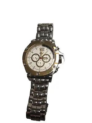 32 Degrees Chronograph Watch Swiss Movement Gold & Silver Stainless Steel • $55